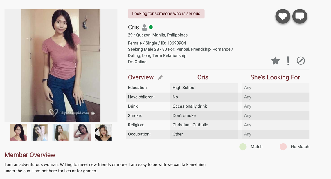 Filipino Cupid Overlook Best Dating Site